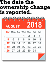 Illustration of an August 2018 calendar.