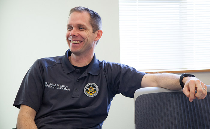 Lt. Brian Beekman led the development of the Bend PD’s wellness program. “If we expect perfection with no mistakes, we need to build these health components with a fresh perspective,” he says.