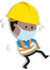 Face masks and heat stress