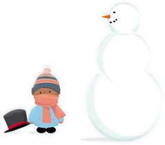 Let it snow and let stress go.